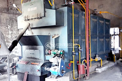 coal-fired chain grate steam boiler