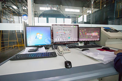 industrial boiler console