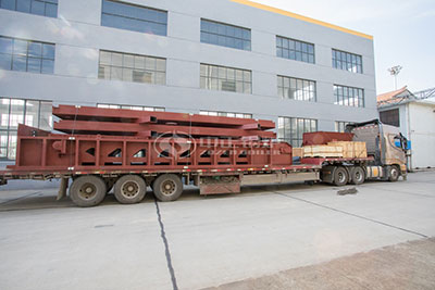 chain grate of coal-fired steam boiler